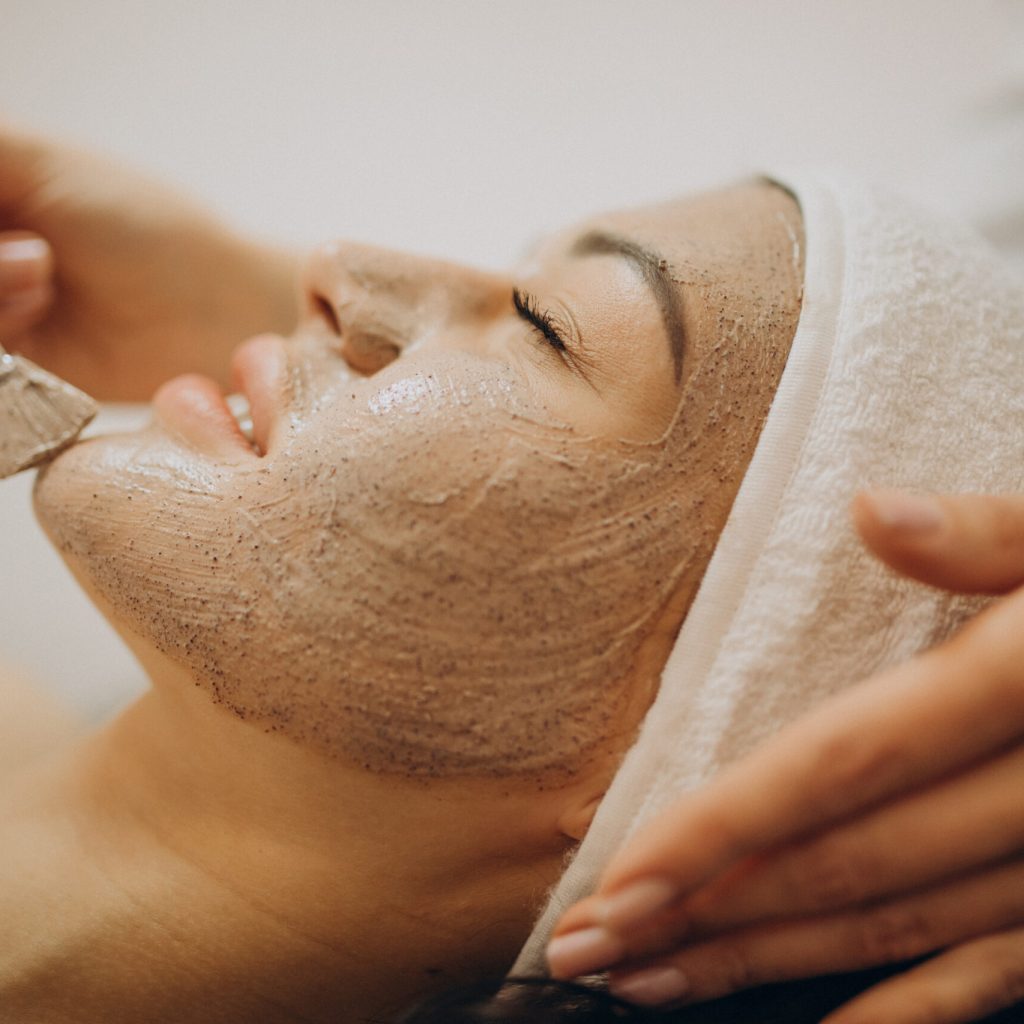 Woman visiting cosmetologist and making rejuvenation procedures Woman visiting cosmetologist and making rejuvenation procedures